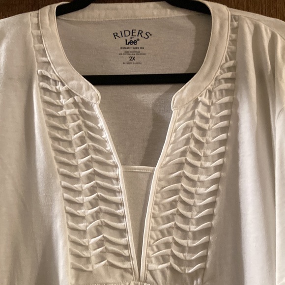 Rider’s by Lee white short sleeve tee NWT - Picture 2 of 6